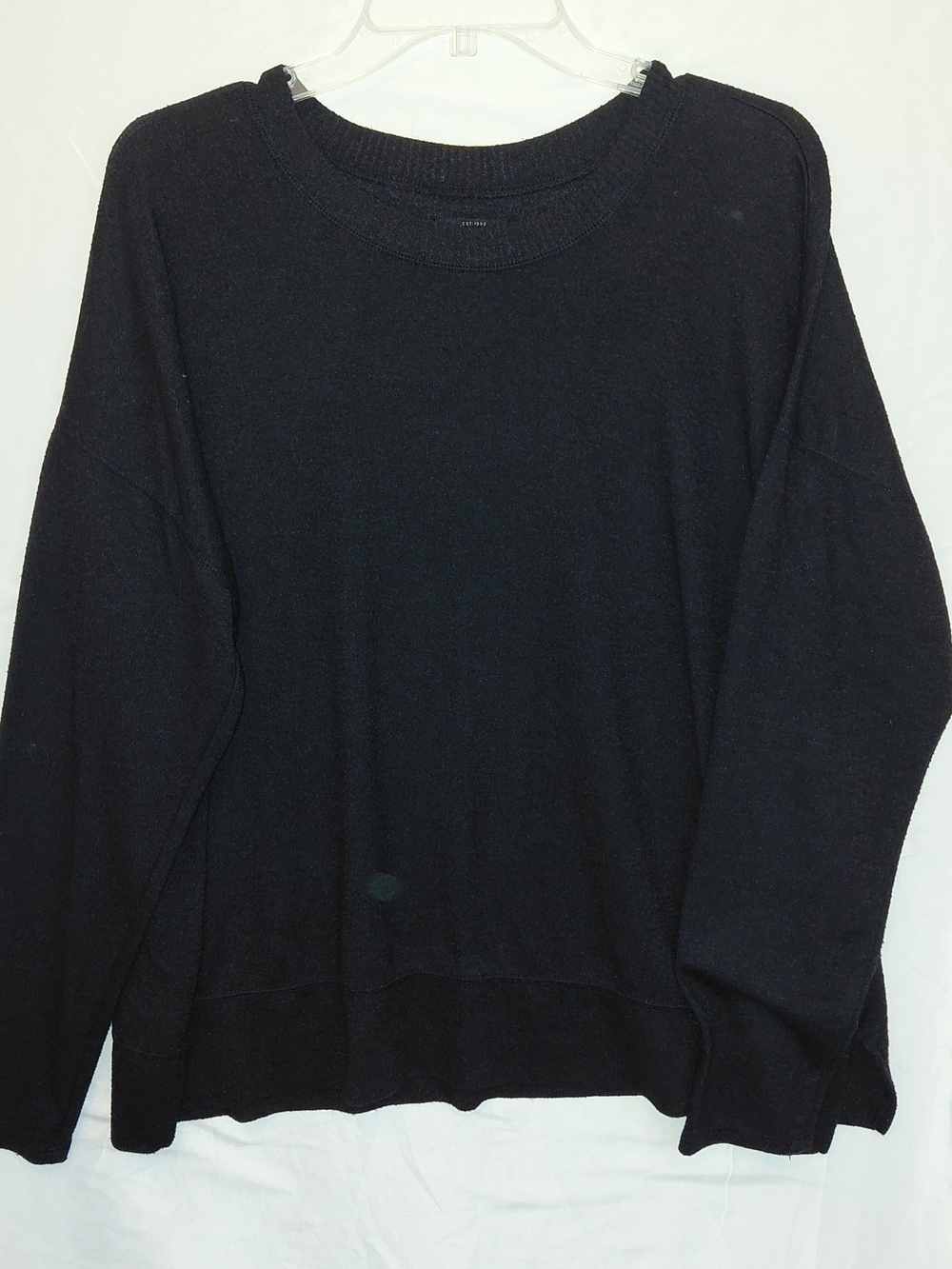 Lucky Brand Black Crewneck Women's Sweater